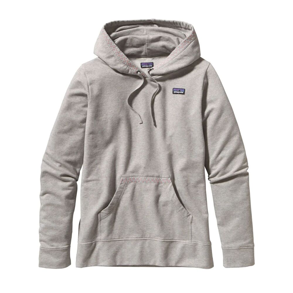 Patagonia Midweight Hooded Monk Sweatshirt Women's S Gray Pull Over Casual Hike